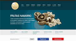 Desktop Screenshot of frutasnavarro.com
